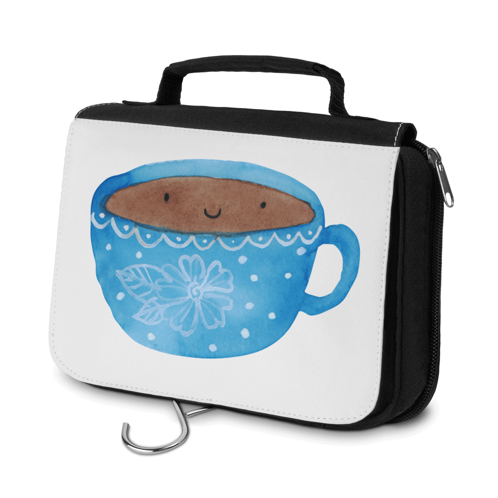 Kulturbeutel Kaffee Tasse Kulturbeutel, Zum Aufhängen, Waschtasche, Kosmetiktasche, Damen, Herren, Aufbewahrungstasche, Schminktasche, Kosmetikbeutel, Organizer, Kulturtasche, Schminkutensil, Tiermotive, Gute Laune, lustige Sprüche, Tiere, Kaffee, Tasse, Liebe, Geschmack, Genuss, Glücklich