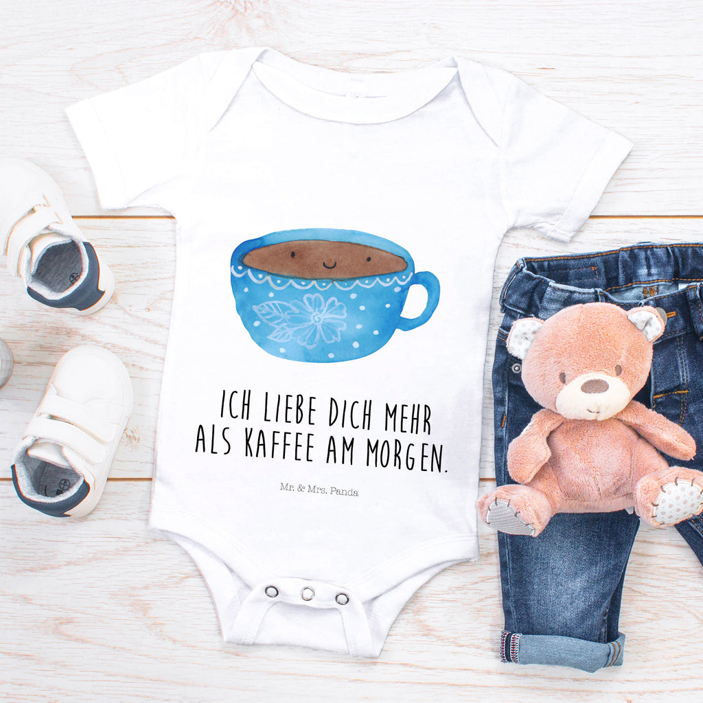 Organic Baby Body Kaffee Tasse Babykleidung, Babystrampler, Strampler, Wickelbody, Baby Erstausstattung, Junge, Mädchen, Tiermotive, Gute Laune, lustige Sprüche, Tiere, Kaffee, Tasse, Liebe, Geschmack, Genuss, Glücklich