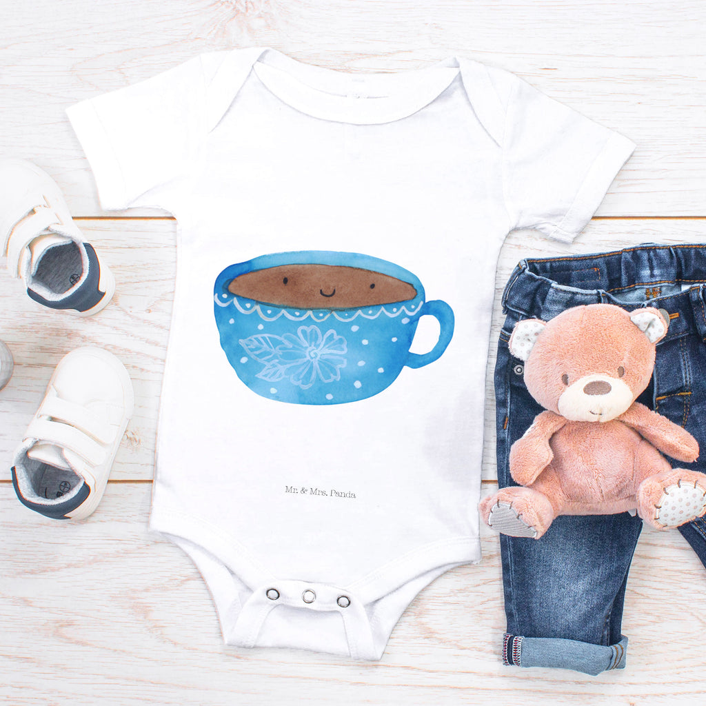 Organic Baby Body Kaffee Tasse Babykleidung, Babystrampler, Strampler, Wickelbody, Baby Erstausstattung, Junge, Mädchen, Tiermotive, Gute Laune, lustige Sprüche, Tiere, Kaffee, Tasse, Liebe, Geschmack, Genuss, Glücklich