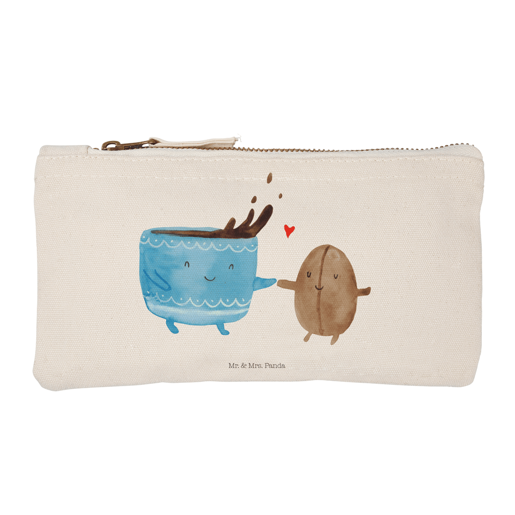 Schminktasche Kaffee Bohne Schminktasche, Kosmetiktasche, Kosmetikbeutel, Stiftemäppchen, Etui, Federmappe, Makeup, XXL, Schminketui, Kosmetiketui, Schlamperetui, Tiermotive, Gute Laune, lustige Sprüche, Tiere, Kaffee, Kaffeebohne, Genuss, Zufriedenheit, Glück