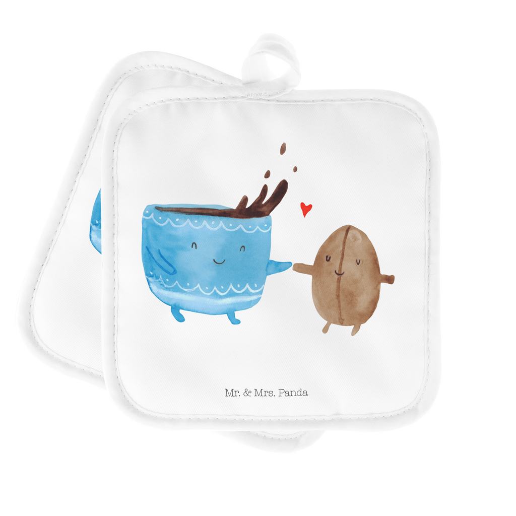 2er Set Topflappen  Kaffee Bohne Topflappen, Topfuntersetzer, Ofenhandschuh, Topflappen Set, Topflappen lustig, Topflappen mit Spruch, Tiermotive, Gute Laune, lustige Sprüche, Tiere, Kaffee, Kaffeebohne, Genuss, Zufriedenheit, Glück