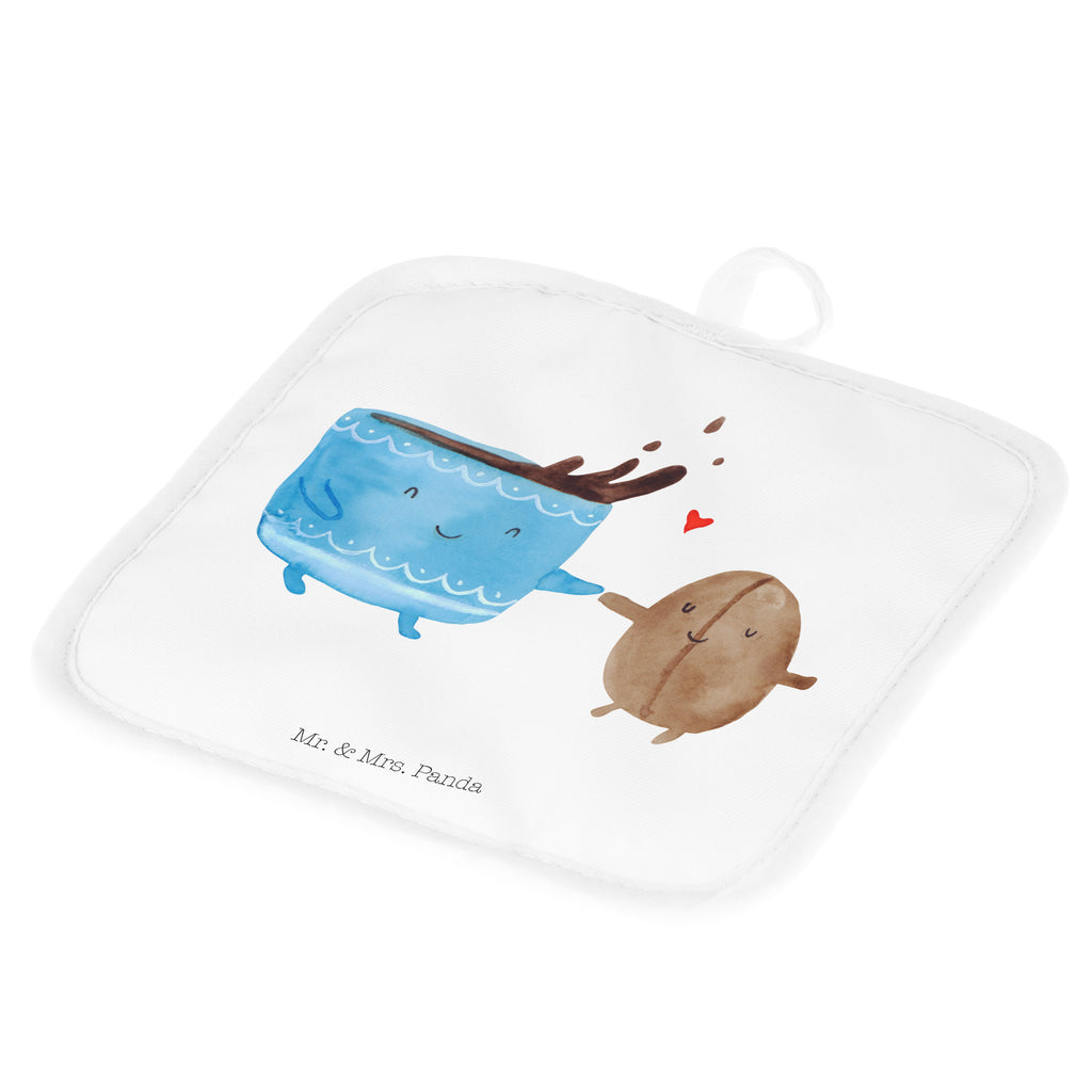 2er Set Topflappen  Kaffee Bohne Topflappen, Topfuntersetzer, Ofenhandschuh, Topflappen Set, Topflappen lustig, Topflappen mit Spruch, Tiermotive, Gute Laune, lustige Sprüche, Tiere, Kaffee, Kaffeebohne, Genuss, Zufriedenheit, Glück