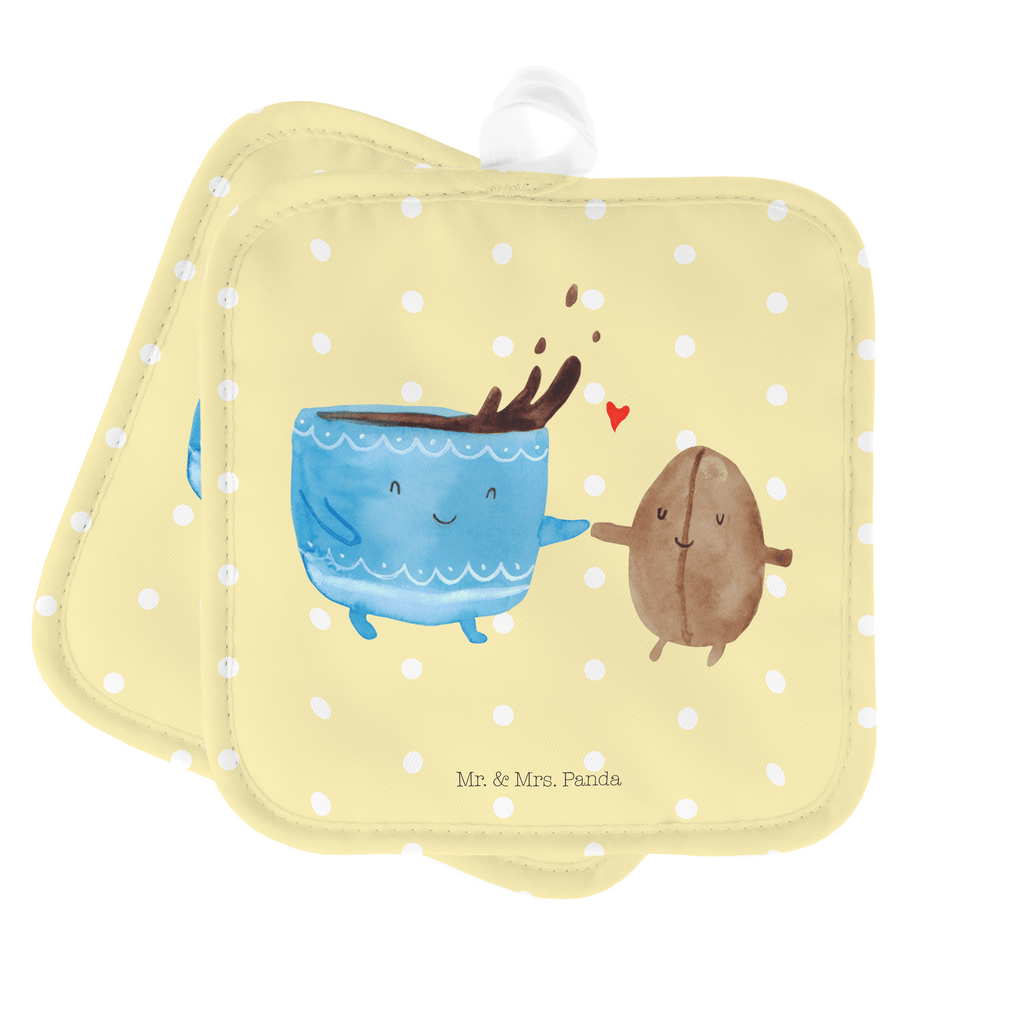 2er Set Topflappen  Kaffee Bohne Topflappen, Topfuntersetzer, Ofenhandschuh, Topflappen Set, Topflappen lustig, Topflappen mit Spruch, Tiermotive, Gute Laune, lustige Sprüche, Tiere, Kaffee, Kaffeebohne, Genuss, Zufriedenheit, Glück