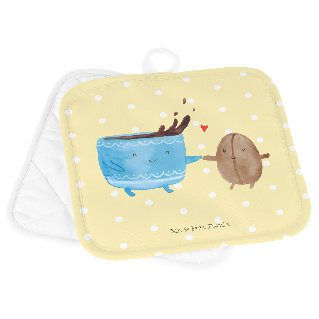 2er Set Topflappen  Kaffee Bohne Topflappen, Topfuntersetzer, Ofenhandschuh, Topflappen Set, Topflappen lustig, Topflappen mit Spruch, Tiermotive, Gute Laune, lustige Sprüche, Tiere, Kaffee, Kaffeebohne, Genuss, Zufriedenheit, Glück