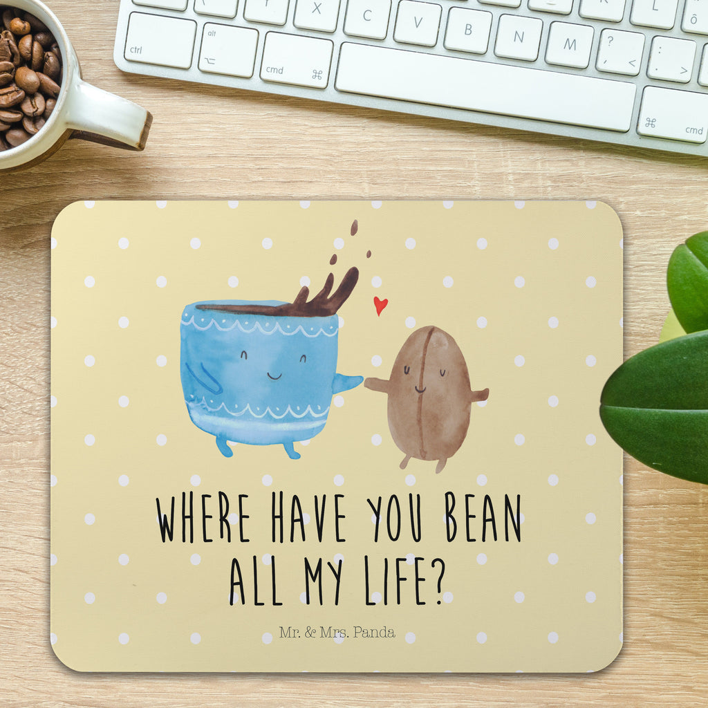 Mauspad Kaffee Bohne Mousepad, Computer zubehör, Büroausstattung, PC Zubehör, Arbeitszimmer, Mauspad, Einzigartiges Mauspad, Designer Mauspad, Tiermotive, Gute Laune, lustige Sprüche, Tiere, Kaffee, Kaffeebohne, Genuss, Zufriedenheit, Glück