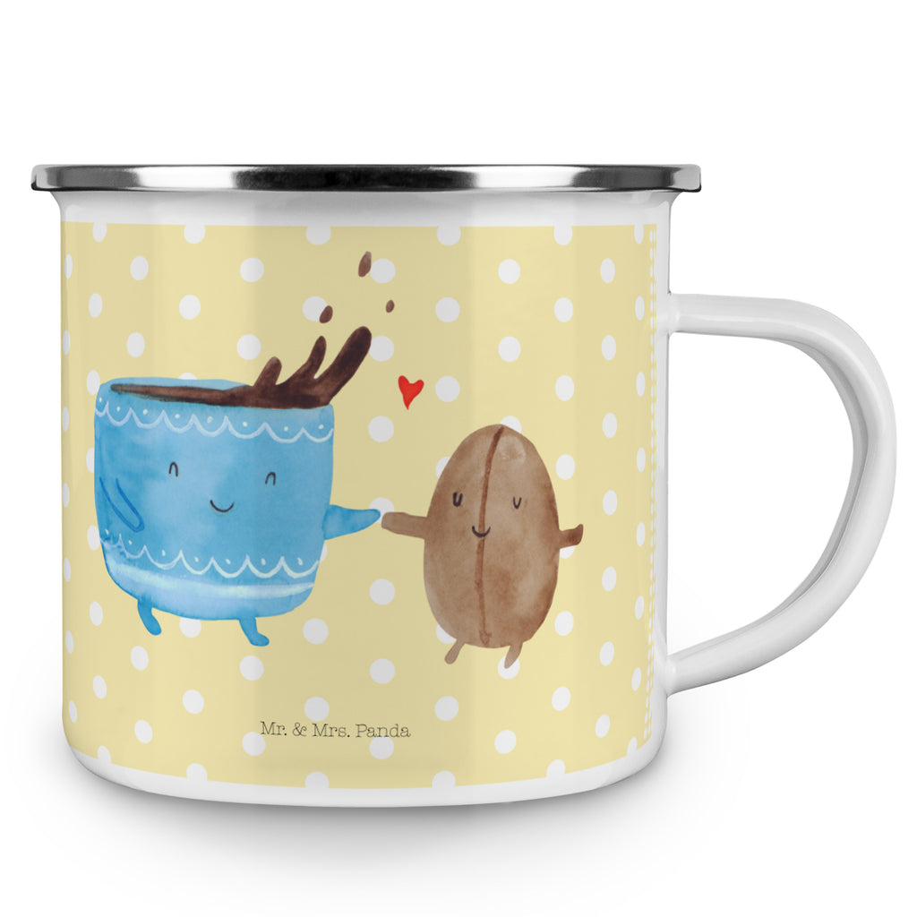 Camping Emaille Tasse Kaffee Bohne Campingtasse, Trinkbecher, Metalltasse, Outdoor Tasse, Emaille Trinkbecher, Blechtasse Outdoor, Emaille Campingbecher, Edelstahl Trinkbecher, Metalltasse für Camping, Kaffee Blechtasse, Camping Tasse Metall, Tiermotive, Gute Laune, lustige Sprüche, Tiere, Kaffee, Kaffeebohne, Genuss, Zufriedenheit, Glück