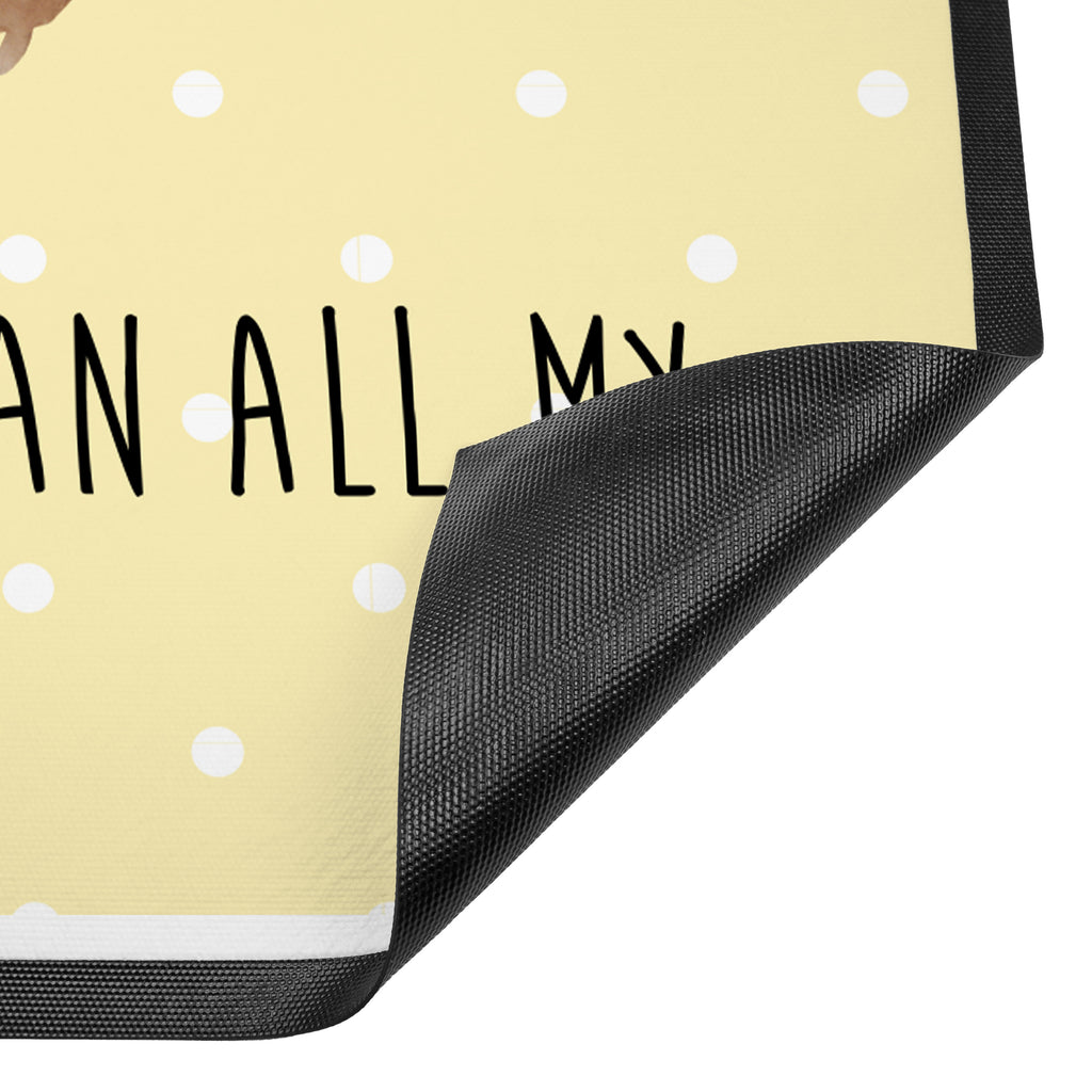 Fußmatte Kaffee Bohne Türvorleger, Schmutzmatte, Fußabtreter, Matte, Schmutzfänger, Fußabstreifer, Schmutzfangmatte, Türmatte, Motivfußmatte, Haustürmatte, Vorleger, Tiermotive, Gute Laune, lustige Sprüche, Tiere, Kaffee, Kaffeebohne, Genuss, Zufriedenheit, Glück