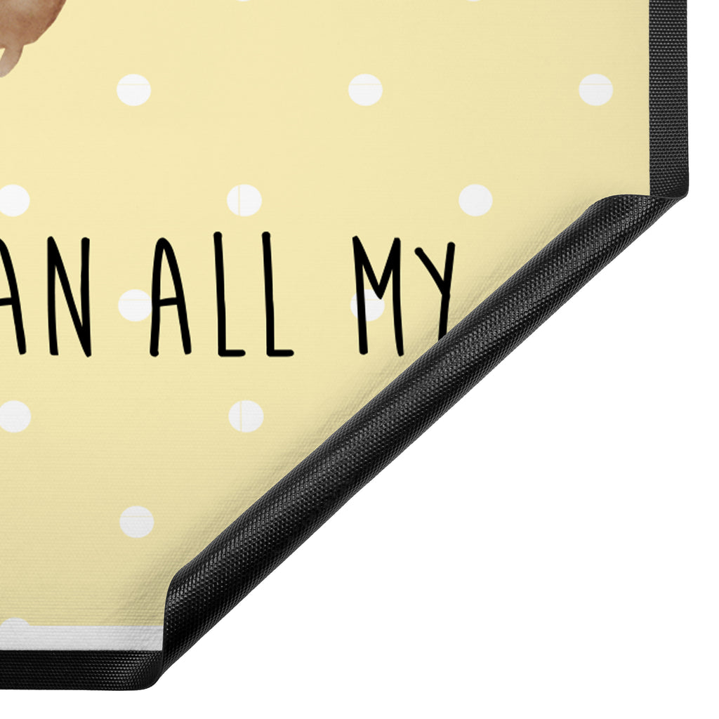 Fußmatte Kaffee Bohne Türvorleger, Schmutzmatte, Fußabtreter, Matte, Schmutzfänger, Fußabstreifer, Schmutzfangmatte, Türmatte, Motivfußmatte, Haustürmatte, Vorleger, Tiermotive, Gute Laune, lustige Sprüche, Tiere, Kaffee, Kaffeebohne, Genuss, Zufriedenheit, Glück