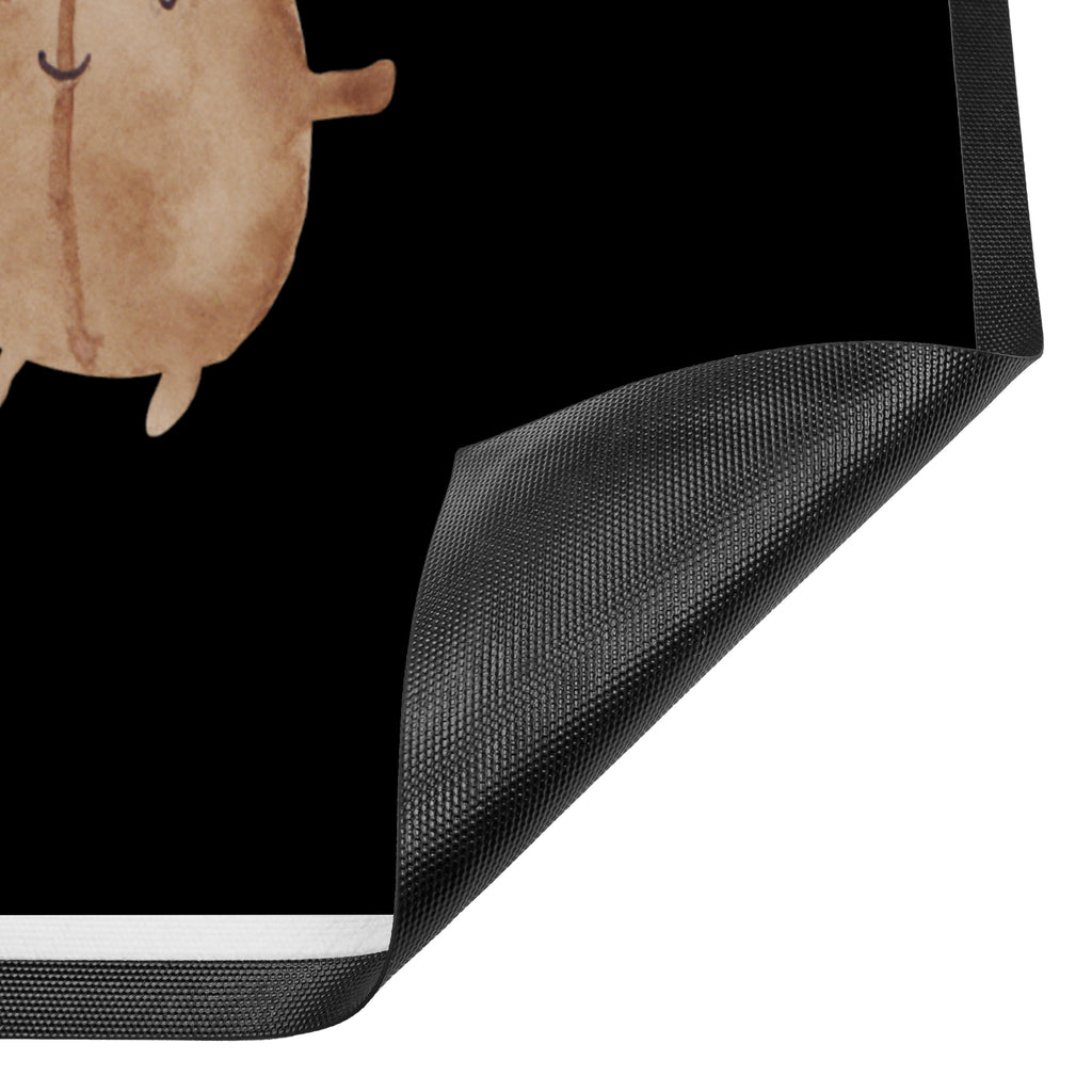 Fußmatte Kaffee Bohne Türvorleger, Schmutzmatte, Fußabtreter, Matte, Schmutzfänger, Fußabstreifer, Schmutzfangmatte, Türmatte, Motivfußmatte, Haustürmatte, Vorleger, Tiermotive, Gute Laune, lustige Sprüche, Tiere, Kaffee, Kaffeebohne, Genuss, Zufriedenheit, Glück