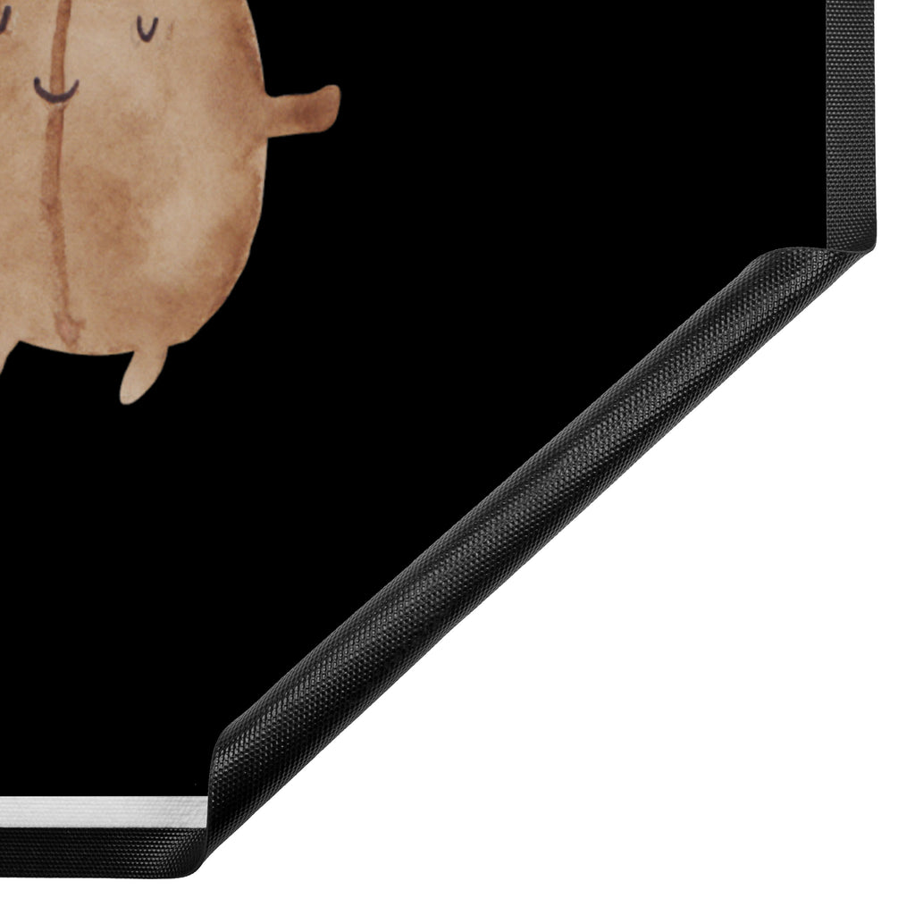 Fußmatte Kaffee Bohne Türvorleger, Schmutzmatte, Fußabtreter, Matte, Schmutzfänger, Fußabstreifer, Schmutzfangmatte, Türmatte, Motivfußmatte, Haustürmatte, Vorleger, Tiermotive, Gute Laune, lustige Sprüche, Tiere, Kaffee, Kaffeebohne, Genuss, Zufriedenheit, Glück