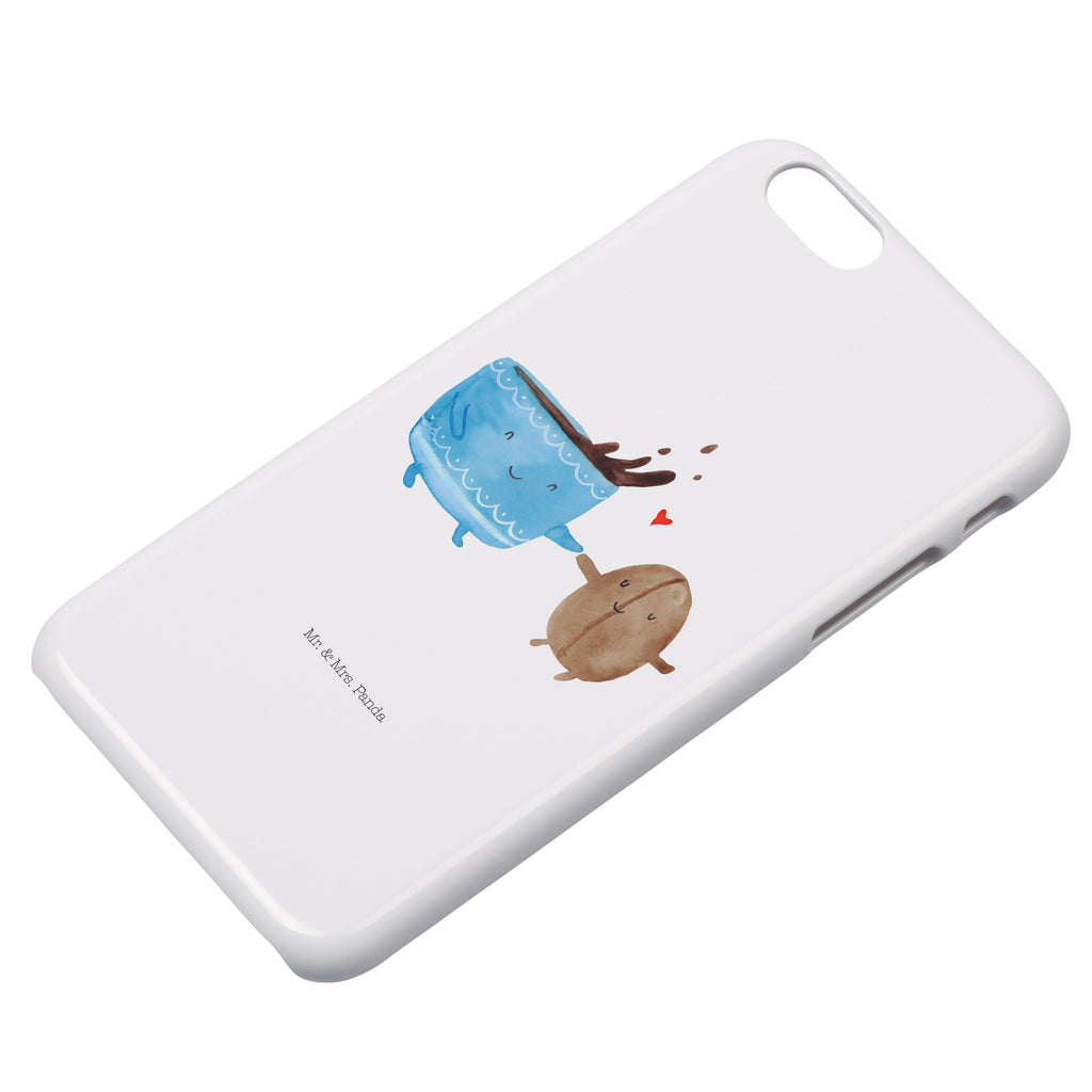 Iphone 7 / 7S Handyhülle Kaffee Bohne Handyhülle, Handycover, Cover, Handy, Hülle, Iphone 7, Iphone 7S, süße Tiermotive, gute Laune, lustige Sprüche, Tiere, Kaffee, Kaffeebohne, Genuss, Zufriedenheit, Glück