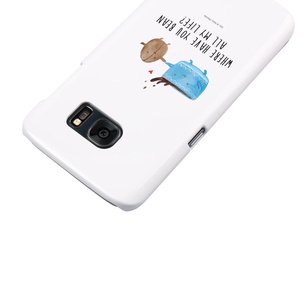 Samsung Galaxy S7 Handyhülle Kaffee Bohne Handycover, Handyhülle, Cover, Handy, Hülle, Samsung, Samsung Galaxy S7, Tiermotive, Gute Laune, lustige Sprüche, Tiere, Kaffee, Kaffeebohne, Genuss, Zufriedenheit, Glück