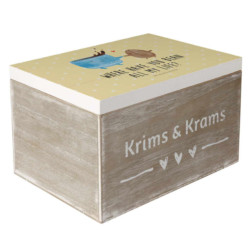 Holzkiste Kaffee Bohne Holzkiste, Kiste, Schatzkiste, Truhe, Schatulle, XXL, Erinnerungsbox, Erinnerungskiste, Dekokiste, Aufbewahrungsbox, Tiermotive, Gute Laune, lustige Sprüche, Tiere, Kaffee, Kaffeebohne, Genuss, Zufriedenheit, Glück