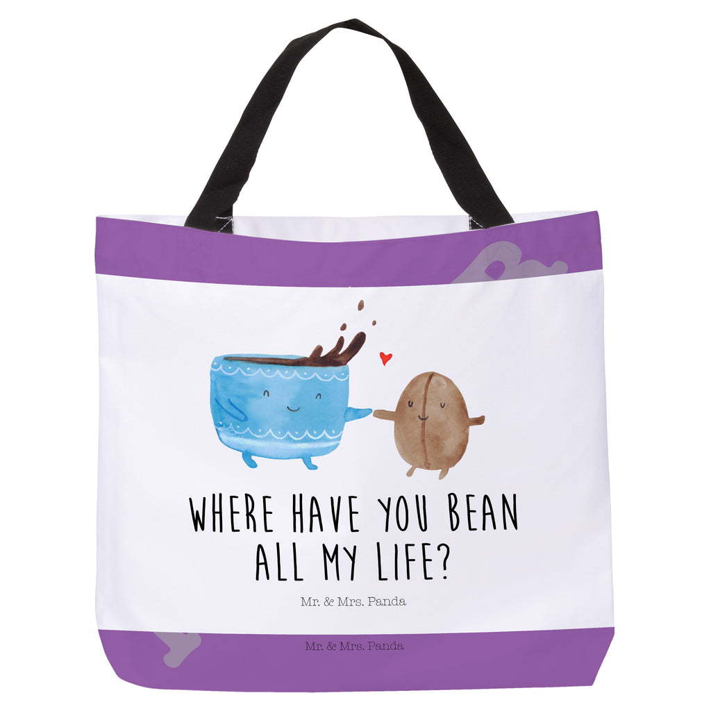 Shopper Kaffee Bohne Beutel, Einkaufstasche, Tasche, Strandtasche, Einkaufsbeutel, Shopper, Schultasche, Freizeittasche, Tragebeutel, Schulbeutel, Alltagstasche, Tiermotive, Gute Laune, lustige Sprüche, Tiere, Kaffee, Kaffeebohne, Genuss, Zufriedenheit, Glück