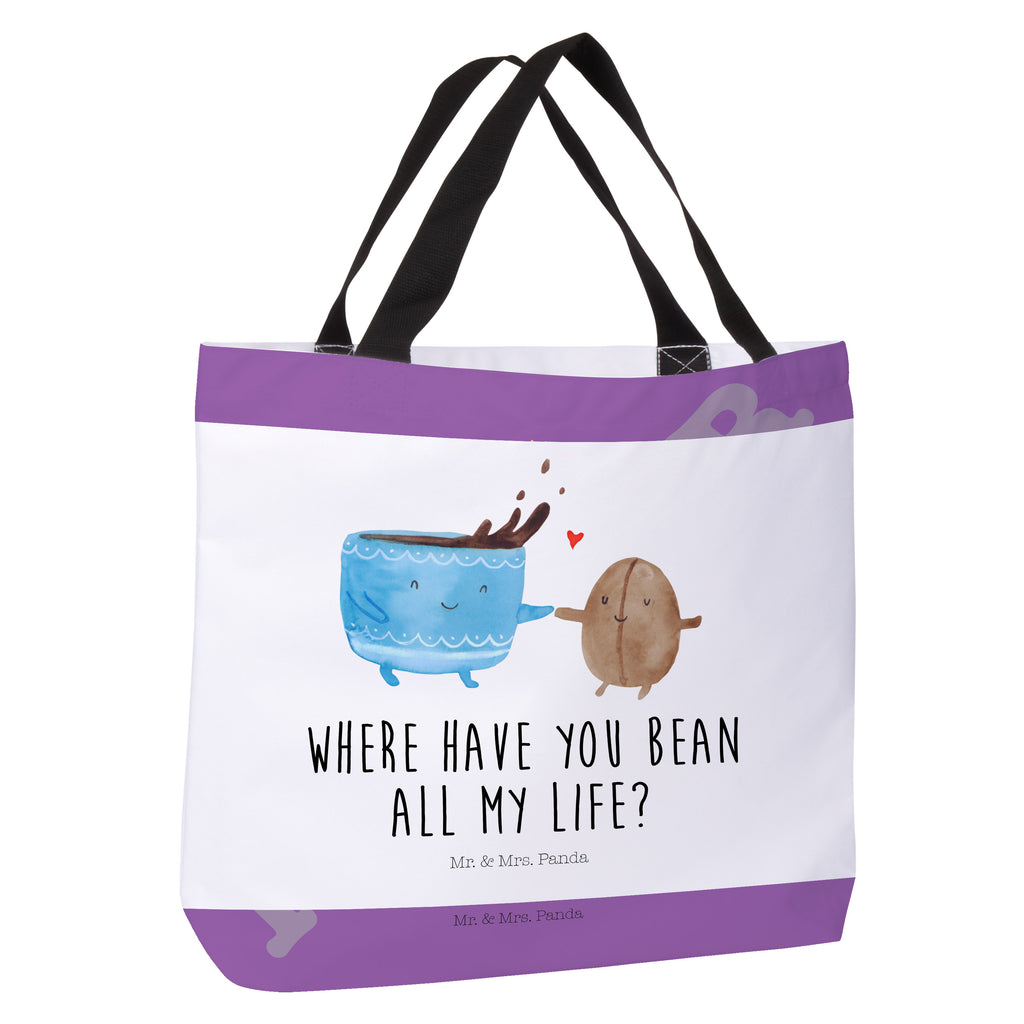 Shopper Kaffee Bohne Beutel, Einkaufstasche, Tasche, Strandtasche, Einkaufsbeutel, Shopper, Schultasche, Freizeittasche, Tragebeutel, Schulbeutel, Alltagstasche, Tiermotive, Gute Laune, lustige Sprüche, Tiere, Kaffee, Kaffeebohne, Genuss, Zufriedenheit, Glück