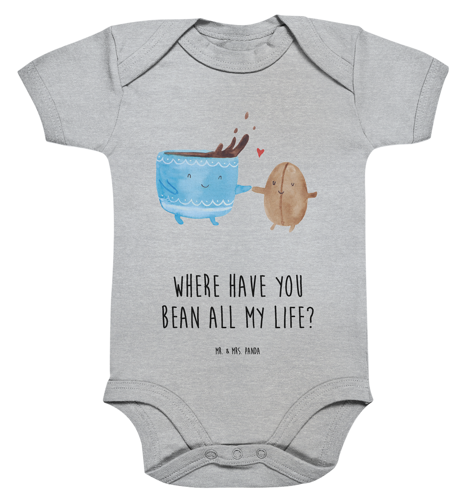 Organic Baby Body Kaffee Bohne Babykleidung, Babystrampler, Strampler, Wickelbody, Baby Erstausstattung, Junge, Mädchen, Tiermotive, Gute Laune, lustige Sprüche, Tiere, Kaffee, Kaffeebohne, Genuss, Zufriedenheit, Glück