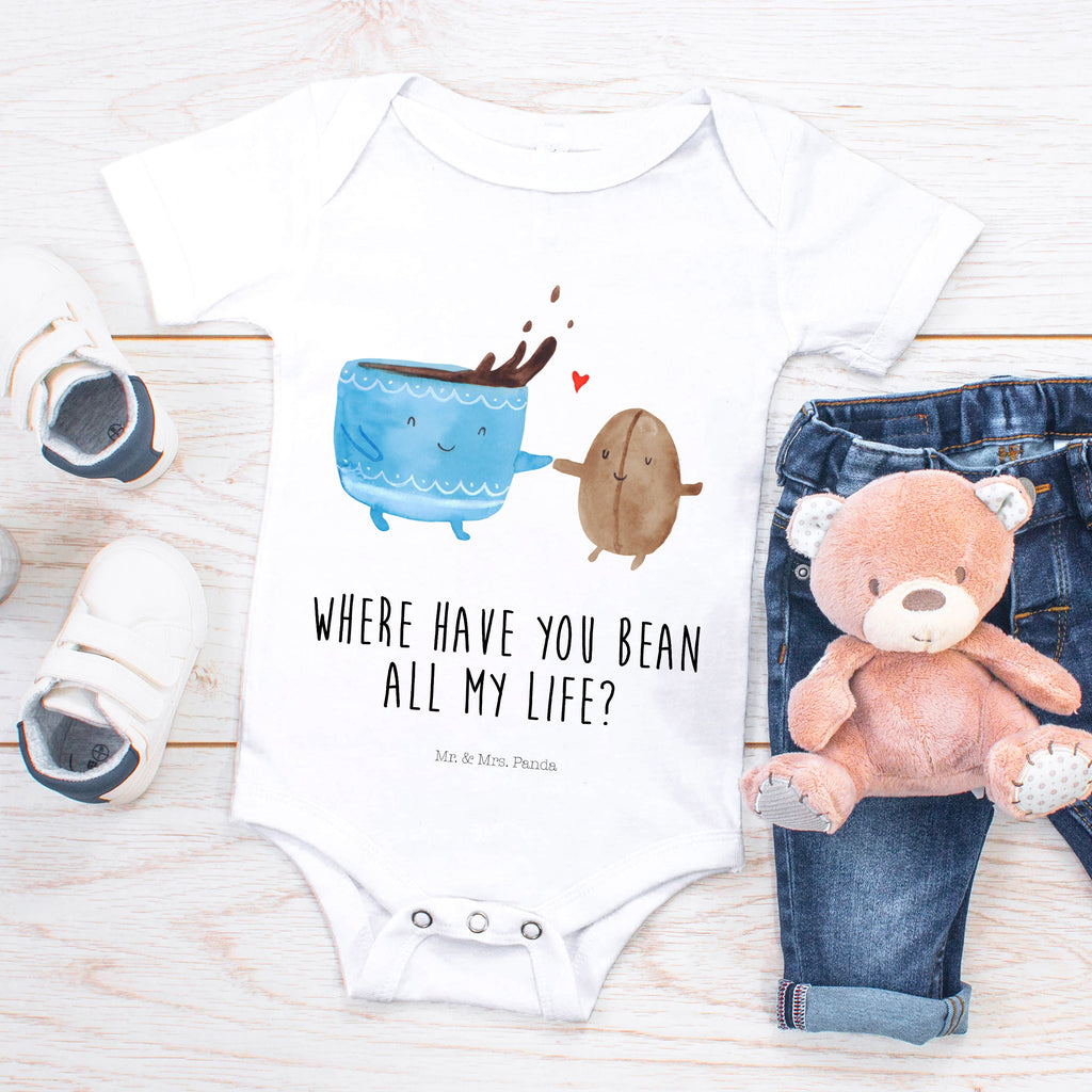 Organic Baby Body Kaffee Bohne Babykleidung, Babystrampler, Strampler, Wickelbody, Baby Erstausstattung, Junge, Mädchen, Tiermotive, Gute Laune, lustige Sprüche, Tiere, Kaffee, Kaffeebohne, Genuss, Zufriedenheit, Glück