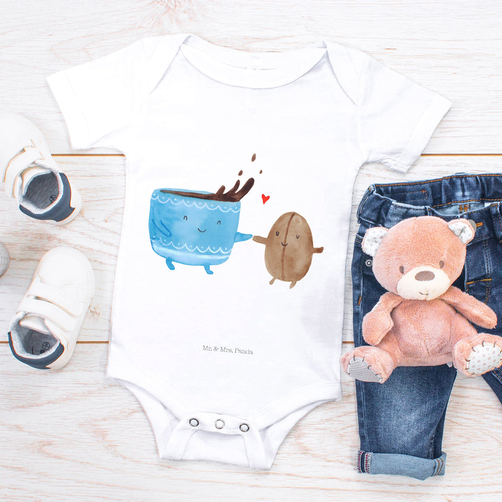 Organic Baby Body Kaffee Bohne Babykleidung, Babystrampler, Strampler, Wickelbody, Baby Erstausstattung, Junge, Mädchen, Tiermotive, Gute Laune, lustige Sprüche, Tiere, Kaffee, Kaffeebohne, Genuss, Zufriedenheit, Glück