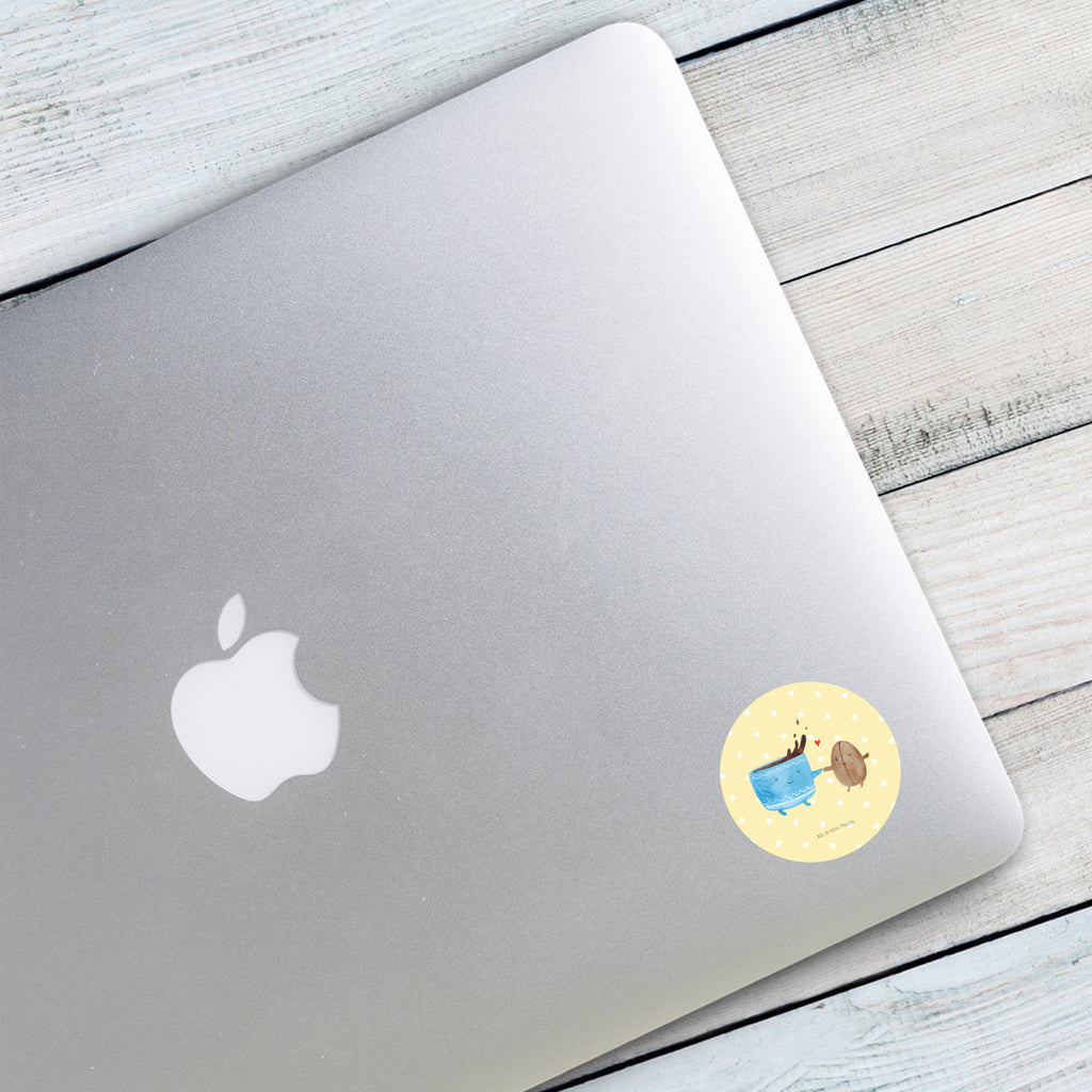 40mm Rund Aufkleber Kaffee Bohne Sticker, Aufkleber, Etikett, Tiermotive, Gute Laune, lustige Sprüche, Tiere, Kaffee, Kaffeebohne, Genuss, Zufriedenheit, Glück