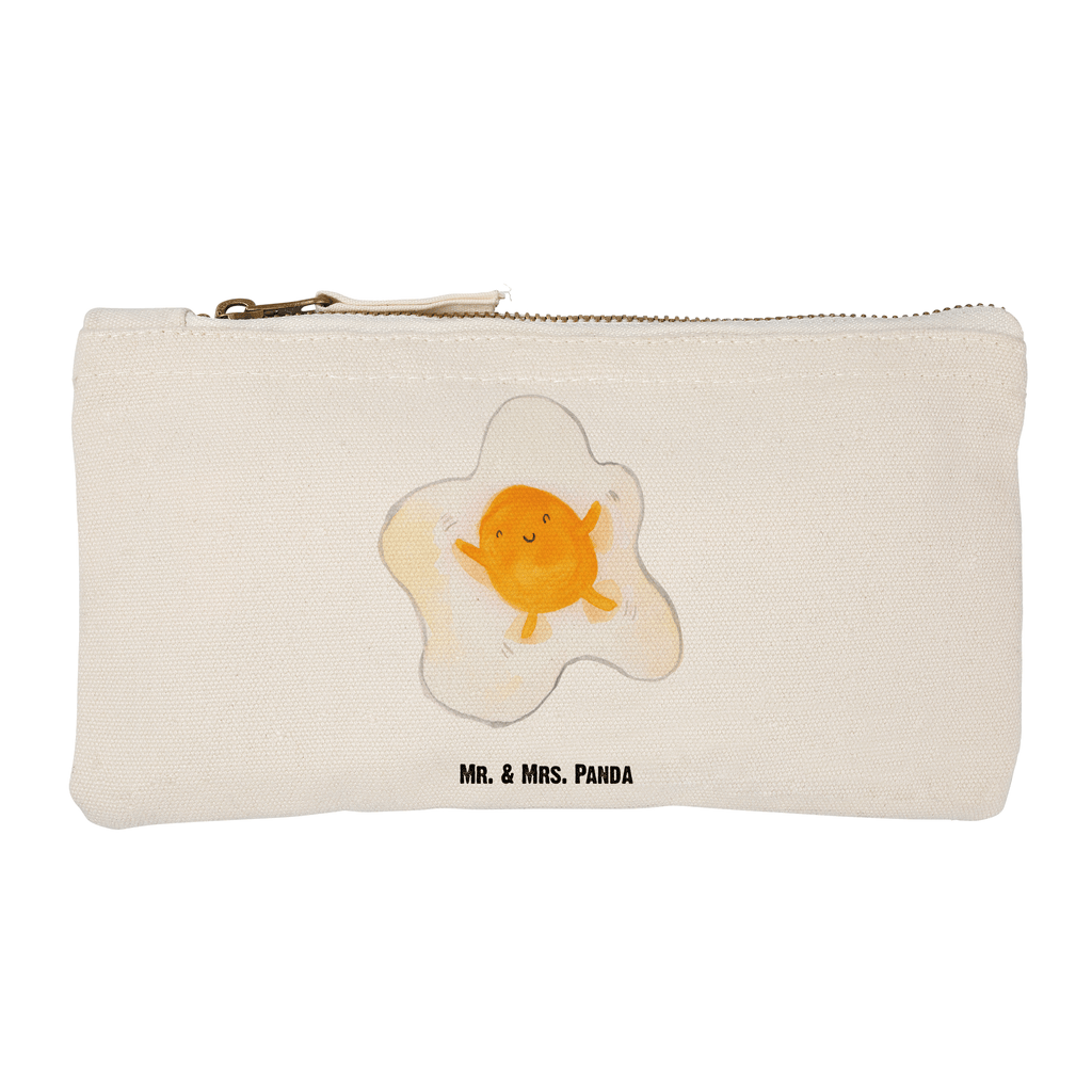 Schminktasche Spiegelei Schminktasche, Kosmetiktasche, Kosmetikbeutel, Stiftemäppchen, Etui, Federmappe, Makeup, XXL, Schminketui, Kosmetiketui, Schlamperetui, Tiermotive, Gute Laune, lustige Sprüche, Tiere, Ei, Spiegelei, Schön, Tag, Glücklich, Liebe