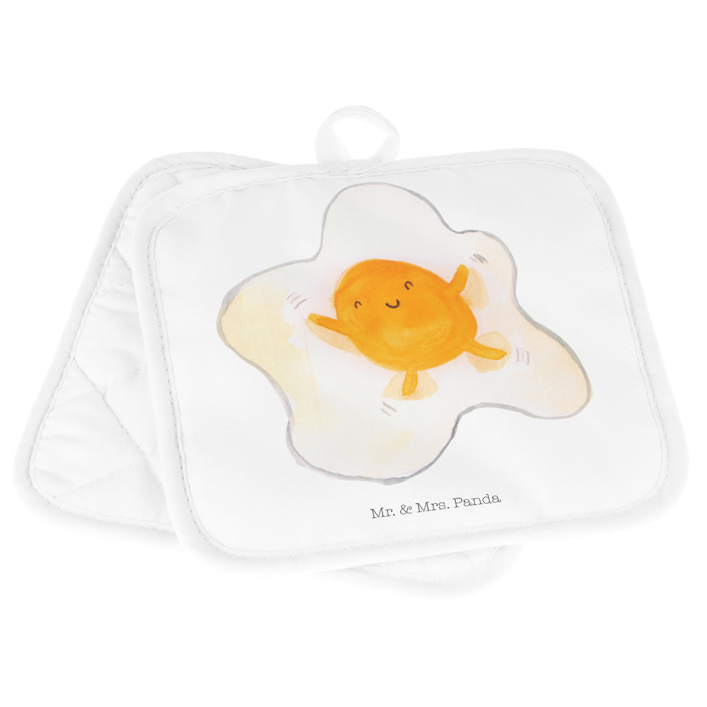 2er Set Topflappen  Spiegelei Topflappen, Topfuntersetzer, Ofenhandschuh, Topflappen Set, Topflappen lustig, Topflappen mit Spruch, Tiermotive, Gute Laune, lustige Sprüche, Tiere, Ei, Spiegelei, Schön, Tag, Glücklich, Liebe