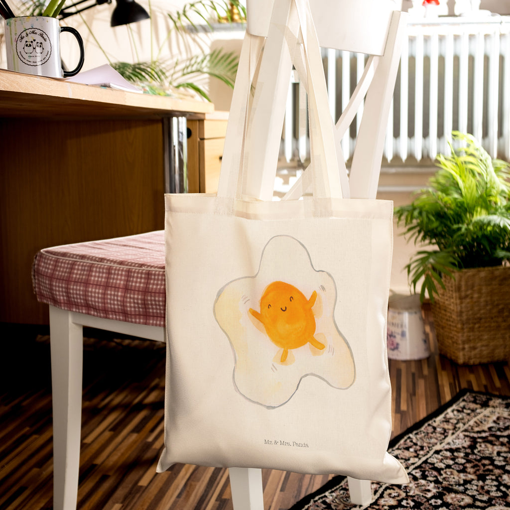 Tragetasche Spiegelei Beuteltasche, Beutel, Einkaufstasche, Jutebeutel, Stoffbeutel, Tiermotive, Gute Laune, lustige Sprüche, Tiere, Ei, Spiegelei, Schön, Tag, Glücklich, Liebe