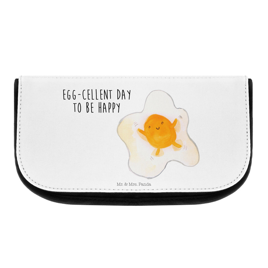 Kosmetiktasche Spiegelei Kosmetikbeutel, Kulturtasche, Kulturbeutel, Schminktasche, Make-Up Tasche, Tiermotive, Gute Laune, lustige Sprüche, Tiere, Ei, Spiegelei, Schön, Tag, Glücklich, Liebe