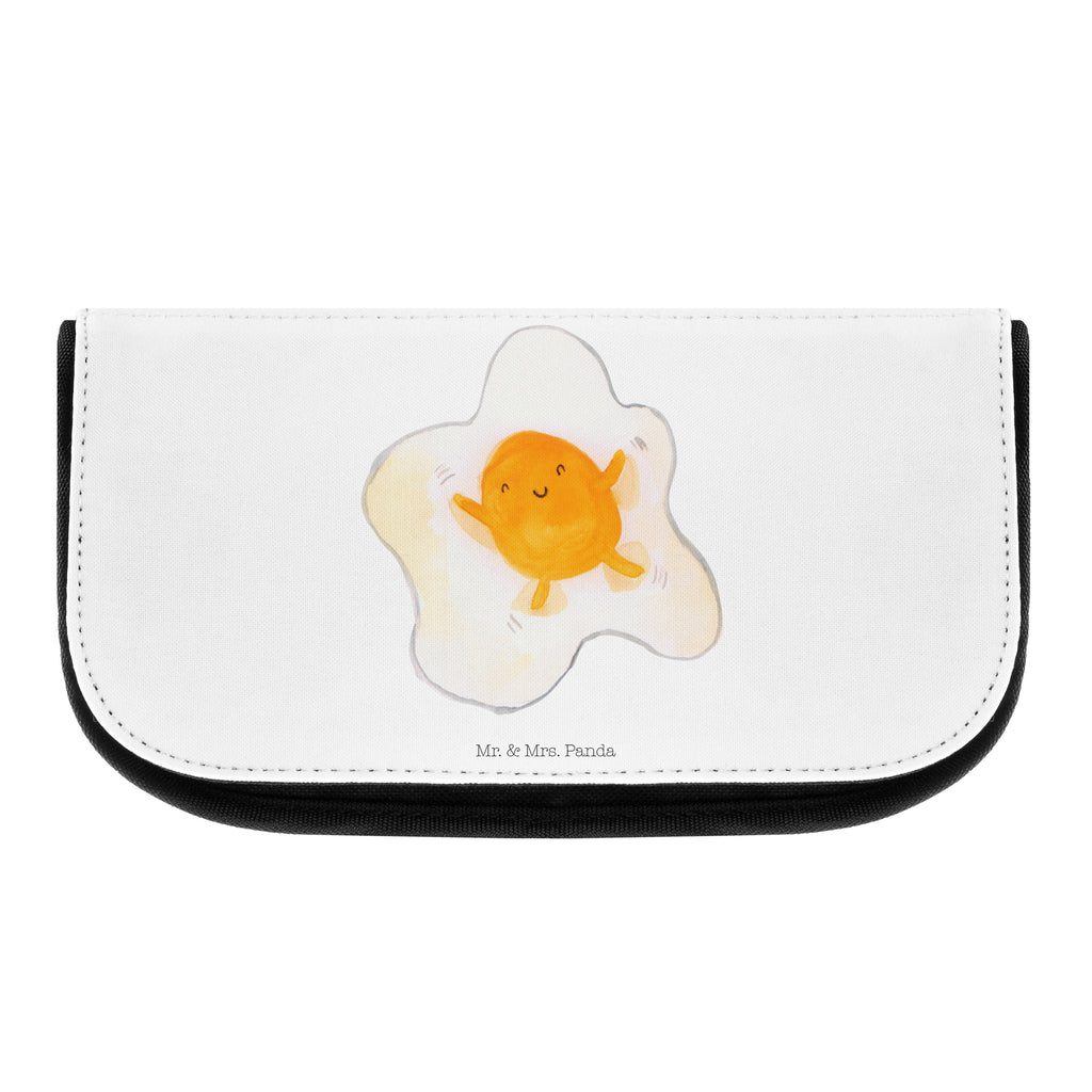 Kosmetiktasche Spiegelei Kosmetikbeutel, Kulturtasche, Kulturbeutel, Schminktasche, Make-Up Tasche, Tiermotive, Gute Laune, lustige Sprüche, Tiere, Ei, Spiegelei, Schön, Tag, Glücklich, Liebe