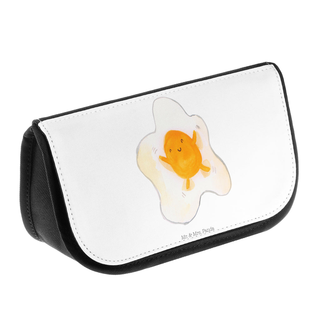 Kosmetiktasche Spiegelei Kosmetikbeutel, Kulturtasche, Kulturbeutel, Schminktasche, Make-Up Tasche, Tiermotive, Gute Laune, lustige Sprüche, Tiere, Ei, Spiegelei, Schön, Tag, Glücklich, Liebe