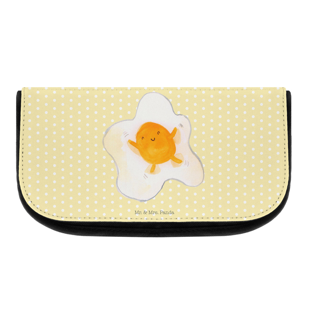 Kosmetiktasche Spiegelei Kosmetikbeutel, Kulturtasche, Kulturbeutel, Schminktasche, Make-Up Tasche, Tiermotive, Gute Laune, lustige Sprüche, Tiere, Ei, Spiegelei, Schön, Tag, Glücklich, Liebe