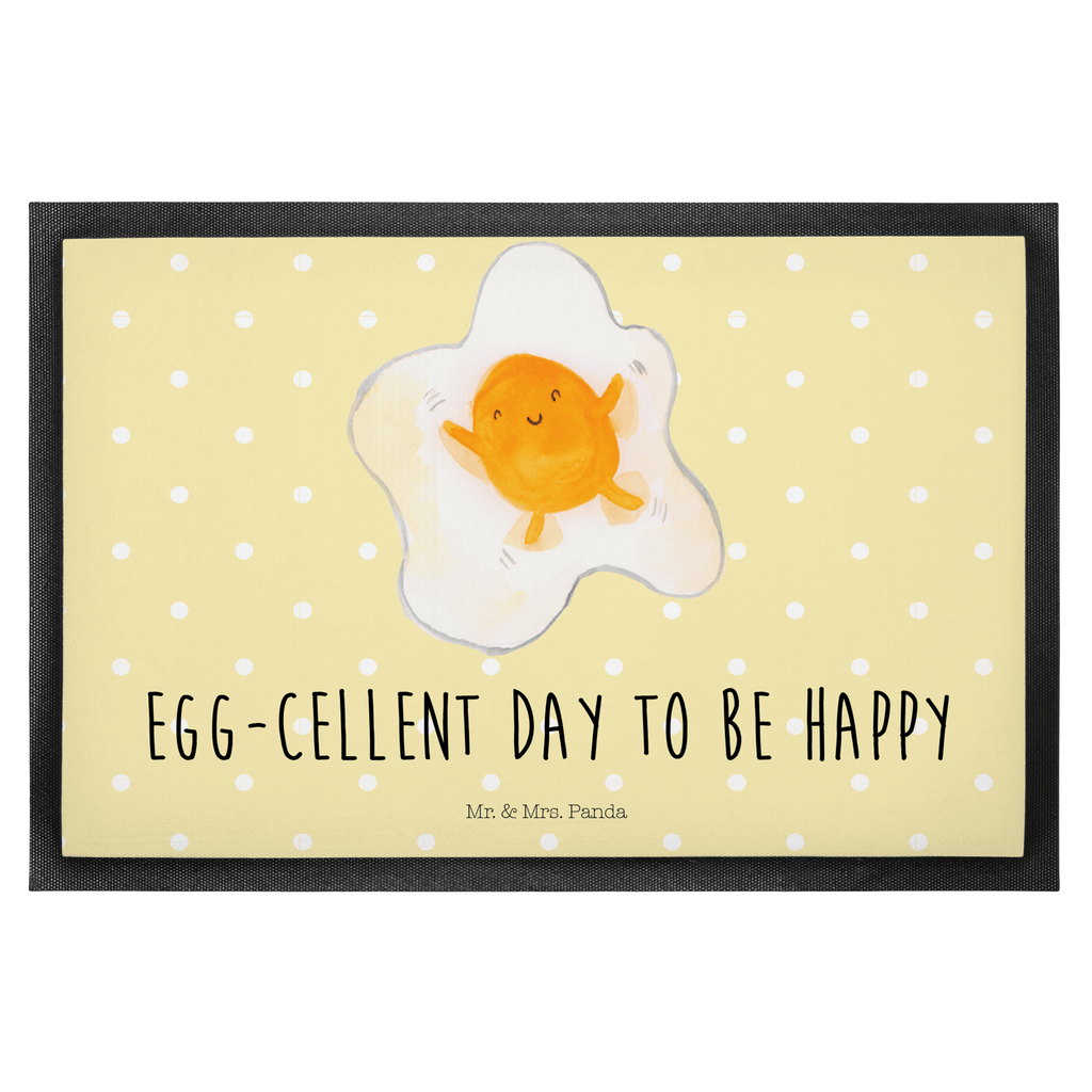 Fußmatte Spiegelei Ei, Spiegelei, Schön, Tag, Glücklich, Liebe,  Türvorleger, Schmutzmatte, Fußabtreter, Matte, Schmutzfänger, Fußabstreifer, Schmutzfangmatte, Türmatte, Motivfußmatte,  Haustürmatte, Vorleger  süße Tiermotive, gute Laune, lustige Sprüche, Tiere