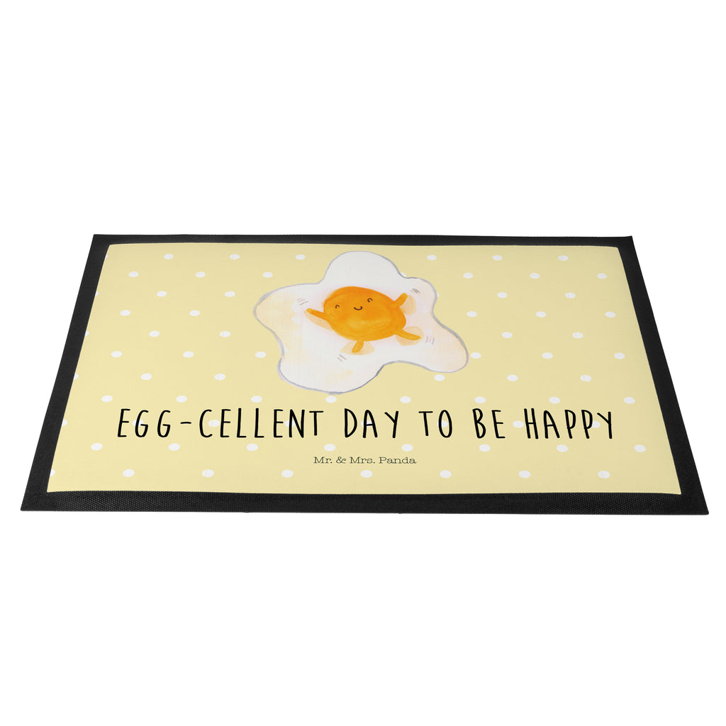 Fußmatte Spiegelei Ei, Spiegelei, Schön, Tag, Glücklich, Liebe,  Türvorleger, Schmutzmatte, Fußabtreter, Matte, Schmutzfänger, Fußabstreifer, Schmutzfangmatte, Türmatte, Motivfußmatte,  Haustürmatte, Vorleger  süße Tiermotive, gute Laune, lustige Sprüche, Tiere