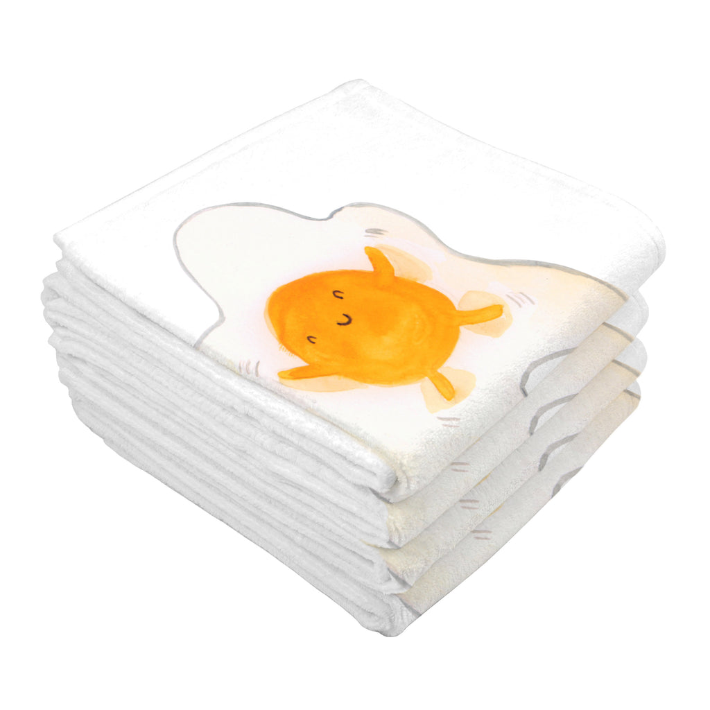 Gäste Handtuch Spiegelei Gästetuch, Reisehandtuch, Sport Handtuch, Frottier, Kinder Handtuch, Tiermotive, Gute Laune, lustige Sprüche, Tiere, Ei, Spiegelei, Schön, Tag, Glücklich, Liebe