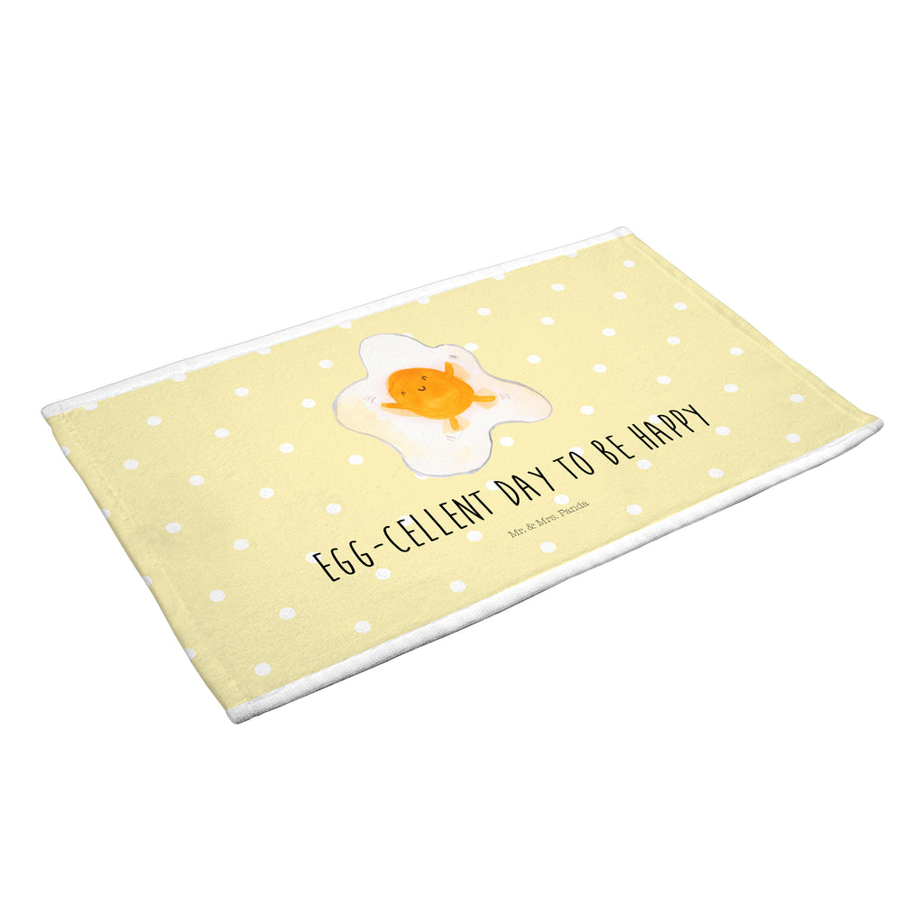 Gäste Handtuch Spiegelei Gästetuch, Reisehandtuch, Sport Handtuch, Frottier, Kinder Handtuch, Tiermotive, Gute Laune, lustige Sprüche, Tiere, Ei, Spiegelei, Schön, Tag, Glücklich, Liebe
