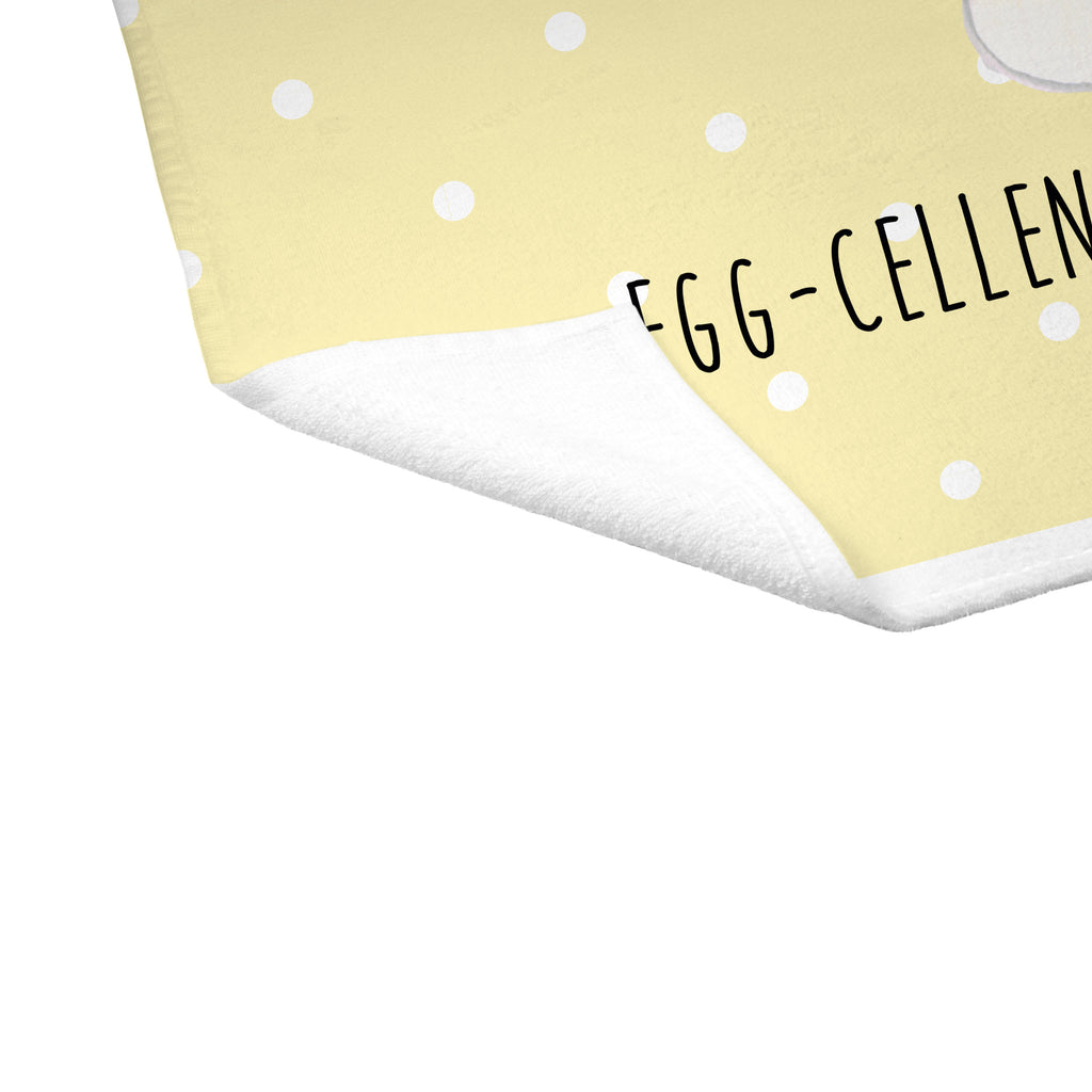Gäste Handtuch Spiegelei Gästetuch, Reisehandtuch, Sport Handtuch, Frottier, Kinder Handtuch, Tiermotive, Gute Laune, lustige Sprüche, Tiere, Ei, Spiegelei, Schön, Tag, Glücklich, Liebe