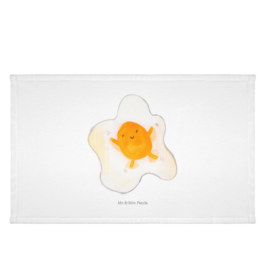 Gäste Handtuch Spiegelei Gästetuch, Reisehandtuch, Sport Handtuch, Frottier, Kinder Handtuch, Tiermotive, Gute Laune, lustige Sprüche, Tiere, Ei, Spiegelei, Schön, Tag, Glücklich, Liebe