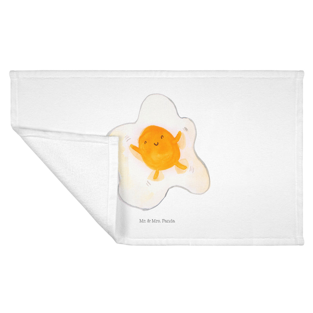 Gäste Handtuch Spiegelei Gästetuch, Reisehandtuch, Sport Handtuch, Frottier, Kinder Handtuch, Tiermotive, Gute Laune, lustige Sprüche, Tiere, Ei, Spiegelei, Schön, Tag, Glücklich, Liebe