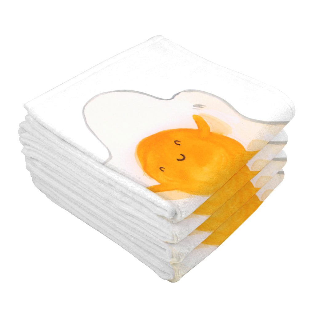 Gäste Handtuch Spiegelei Gästetuch, Reisehandtuch, Sport Handtuch, Frottier, Kinder Handtuch, Tiermotive, Gute Laune, lustige Sprüche, Tiere, Ei, Spiegelei, Schön, Tag, Glücklich, Liebe