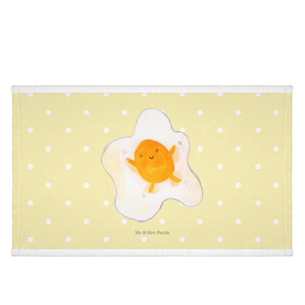 Gäste Handtuch Spiegelei Gästetuch, Reisehandtuch, Sport Handtuch, Frottier, Kinder Handtuch, Tiermotive, Gute Laune, lustige Sprüche, Tiere, Ei, Spiegelei, Schön, Tag, Glücklich, Liebe