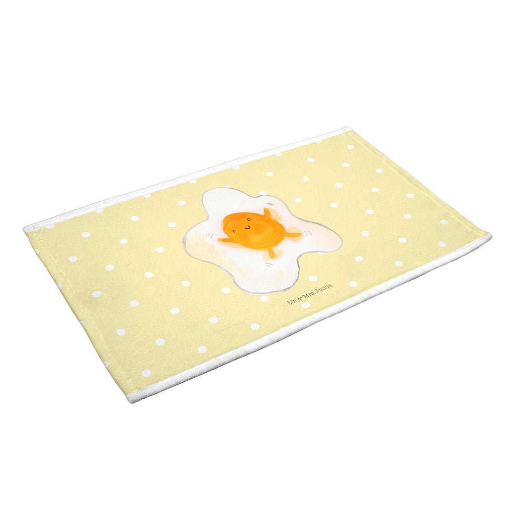 Gäste Handtuch Spiegelei Gästetuch, Reisehandtuch, Sport Handtuch, Frottier, Kinder Handtuch, Tiermotive, Gute Laune, lustige Sprüche, Tiere, Ei, Spiegelei, Schön, Tag, Glücklich, Liebe