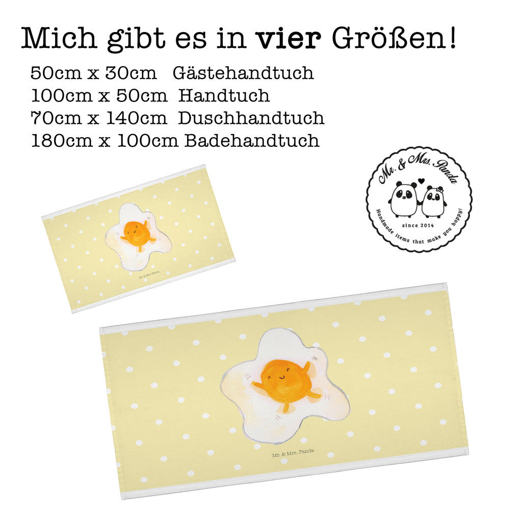 Gäste Handtuch Spiegelei Gästetuch, Reisehandtuch, Sport Handtuch, Frottier, Kinder Handtuch, Tiermotive, Gute Laune, lustige Sprüche, Tiere, Ei, Spiegelei, Schön, Tag, Glücklich, Liebe