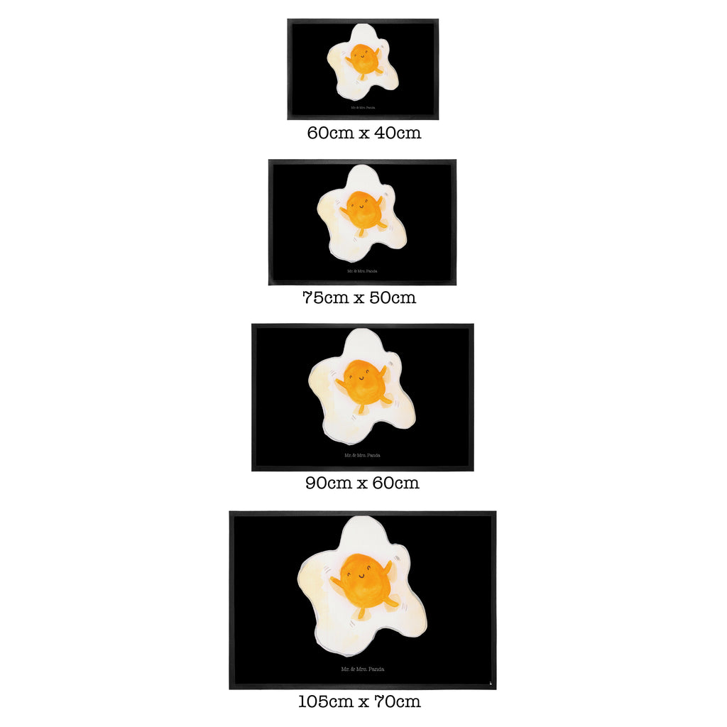 Fußmatte Spiegelei Ei, Spiegelei, Schön, Tag, Glücklich, Liebe,  Türvorleger, Schmutzmatte, Fußabtreter, Matte, Schmutzfänger, Fußabstreifer, Schmutzfangmatte, Türmatte, Motivfußmatte,  Haustürmatte, Vorleger  süße Tiermotive, gute Laune, lustige Sprüche, Tiere