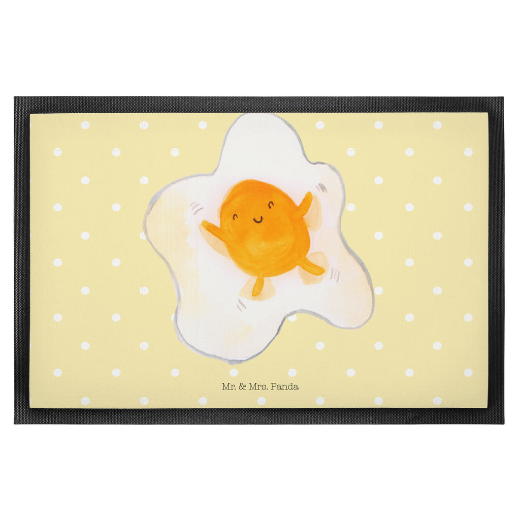 Fußmatte Spiegelei Ei, Spiegelei, Schön, Tag, Glücklich, Liebe,  Türvorleger, Schmutzmatte, Fußabtreter, Matte, Schmutzfänger, Fußabstreifer, Schmutzfangmatte, Türmatte, Motivfußmatte,  Haustürmatte, Vorleger  süße Tiermotive, gute Laune, lustige Sprüche, Tiere