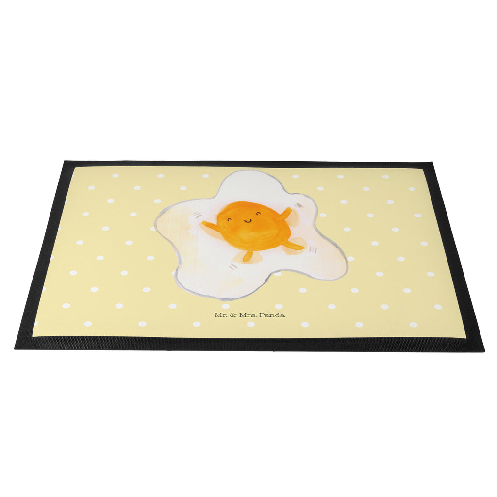 Fußmatte Spiegelei Ei, Spiegelei, Schön, Tag, Glücklich, Liebe,  Türvorleger, Schmutzmatte, Fußabtreter, Matte, Schmutzfänger, Fußabstreifer, Schmutzfangmatte, Türmatte, Motivfußmatte,  Haustürmatte, Vorleger  süße Tiermotive, gute Laune, lustige Sprüche, Tiere