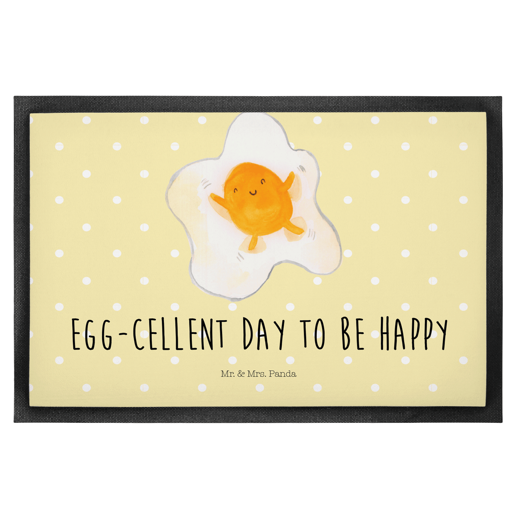 Fußmatte Spiegelei Ei, Spiegelei, Schön, Tag, Glücklich, Liebe,  Türvorleger, Schmutzmatte, Fußabtreter, Matte, Schmutzfänger, Fußabstreifer, Schmutzfangmatte, Türmatte, Motivfußmatte,  Haustürmatte, Vorleger  süße Tiermotive, gute Laune, lustige Sprüche, Tiere