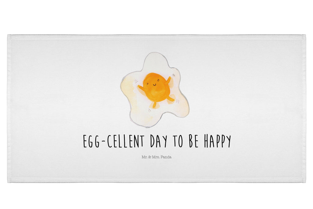 50 x 100 Handtuch Spiegelei Handtuch, Badehandtuch, Badezimmer, Handtücher, groß, Kinder, Baby, Tiermotive, Gute Laune, lustige Sprüche, Tiere, Ei, Spiegelei, Schön, Tag, Glücklich, Liebe