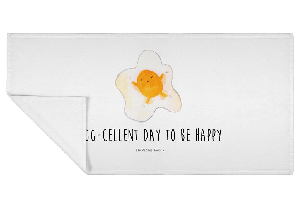 50 x 100 Handtuch Spiegelei Handtuch, Badehandtuch, Badezimmer, Handtücher, groß, Kinder, Baby, Tiermotive, Gute Laune, lustige Sprüche, Tiere, Ei, Spiegelei, Schön, Tag, Glücklich, Liebe