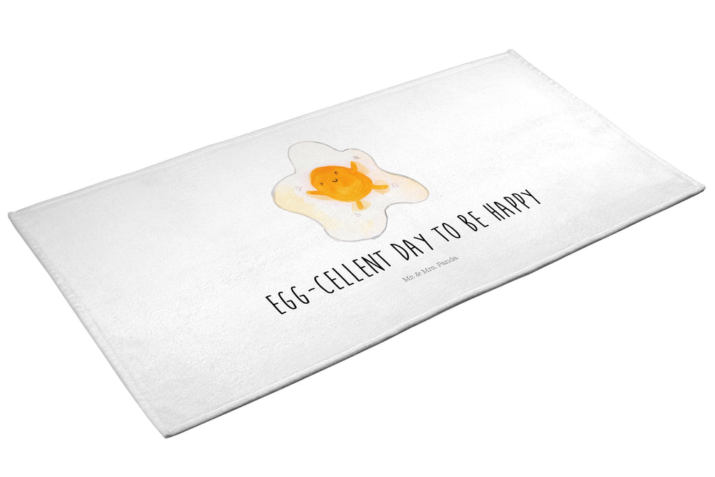 50 x 100 Handtuch Spiegelei Handtuch, Badehandtuch, Badezimmer, Handtücher, groß, Kinder, Baby, Tiermotive, Gute Laune, lustige Sprüche, Tiere, Ei, Spiegelei, Schön, Tag, Glücklich, Liebe