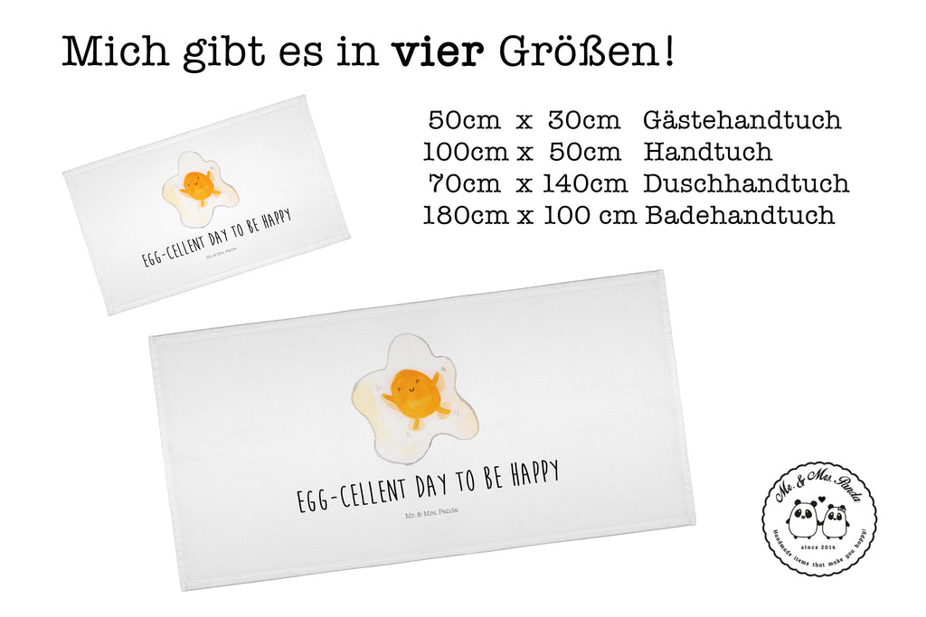 50 x 100 Handtuch Spiegelei Handtuch, Badehandtuch, Badezimmer, Handtücher, groß, Kinder, Baby, Tiermotive, Gute Laune, lustige Sprüche, Tiere, Ei, Spiegelei, Schön, Tag, Glücklich, Liebe