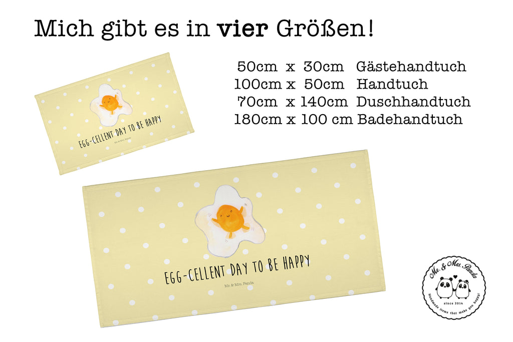 50 x 100 Handtuch Spiegelei Handtuch, Badehandtuch, Badezimmer, Handtücher, groß, Kinder, Baby, Tiermotive, Gute Laune, lustige Sprüche, Tiere, Ei, Spiegelei, Schön, Tag, Glücklich, Liebe